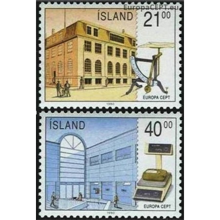 Iceland 1990. Post Offices