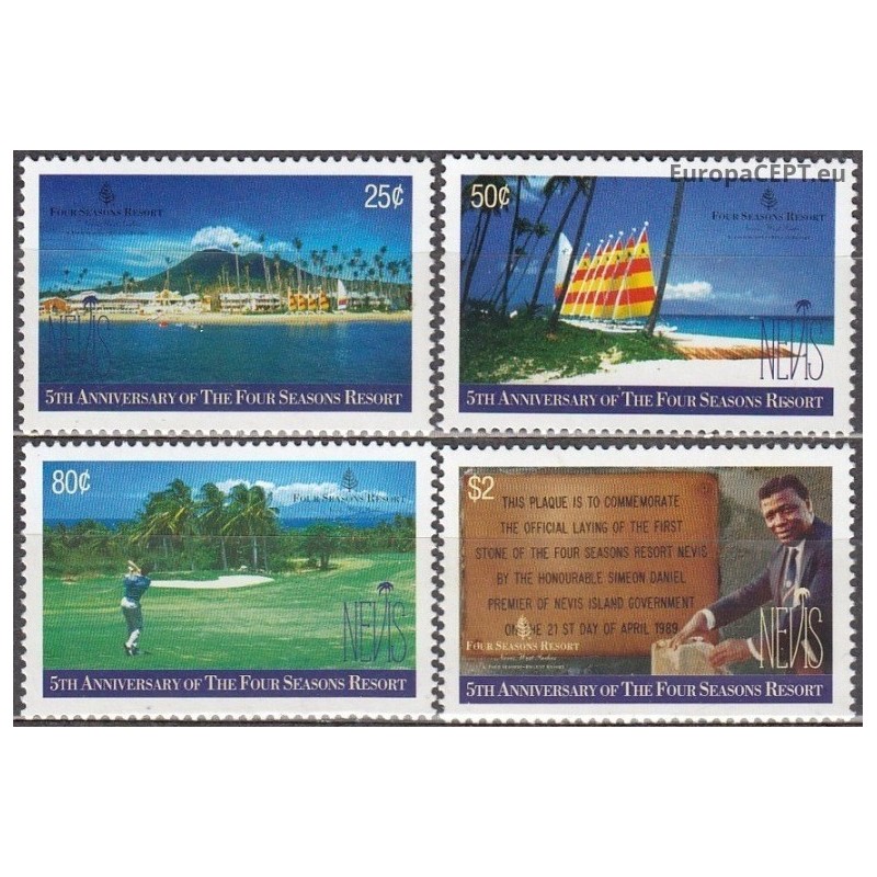 Nevis 1996. The Four Seasons Resort
