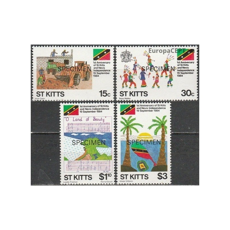 St. Kitts 1984. National symbols