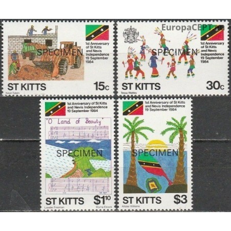 St. Kitts 1984. National symbols