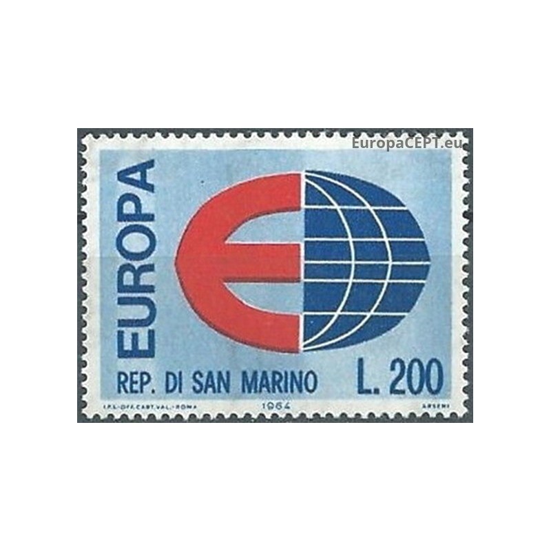 San Marino 1964. EUROPA: Stylised Globe