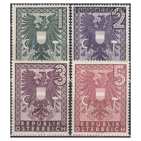 Austria 1945. Coats of arms