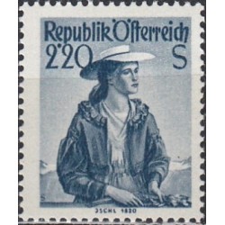Austrija 1952. Moterų apdarai