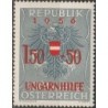 Austrija 1956. Herbas, pagalba vengrų pabėgėliams