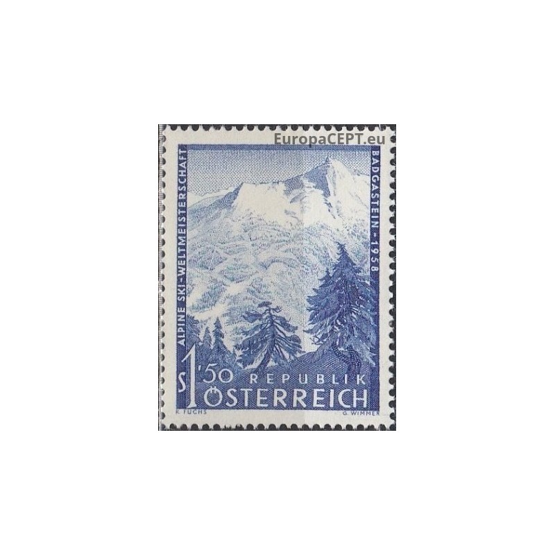 Austria 1958. Winter sports