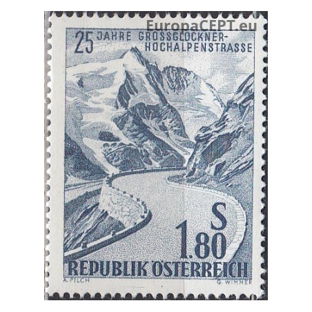 Austria 1960. Mountain road