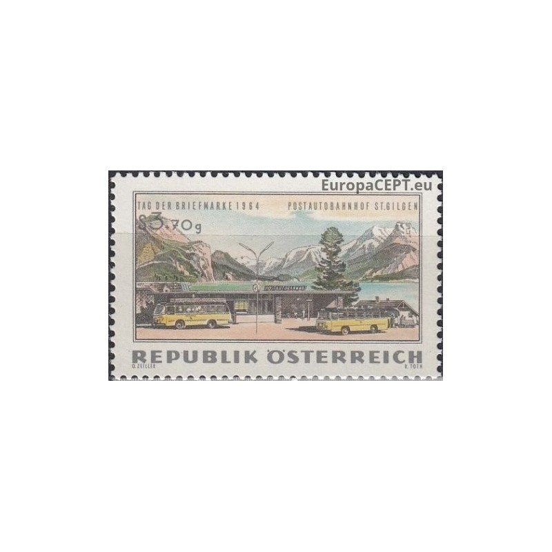 Austrija 1964. Pašto ženklo diena (viešasis transportas)