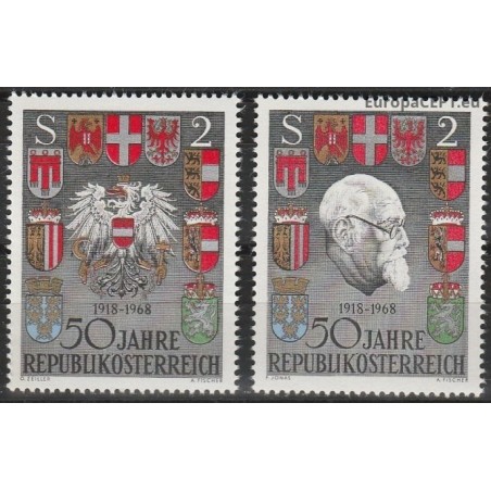 Austria 1968. 50 years Republic